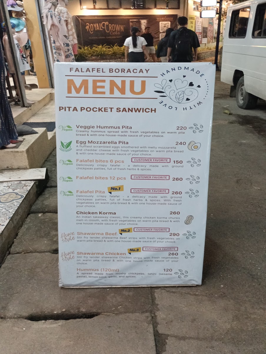 Menu Falafel Boracay Food & Beverages-7