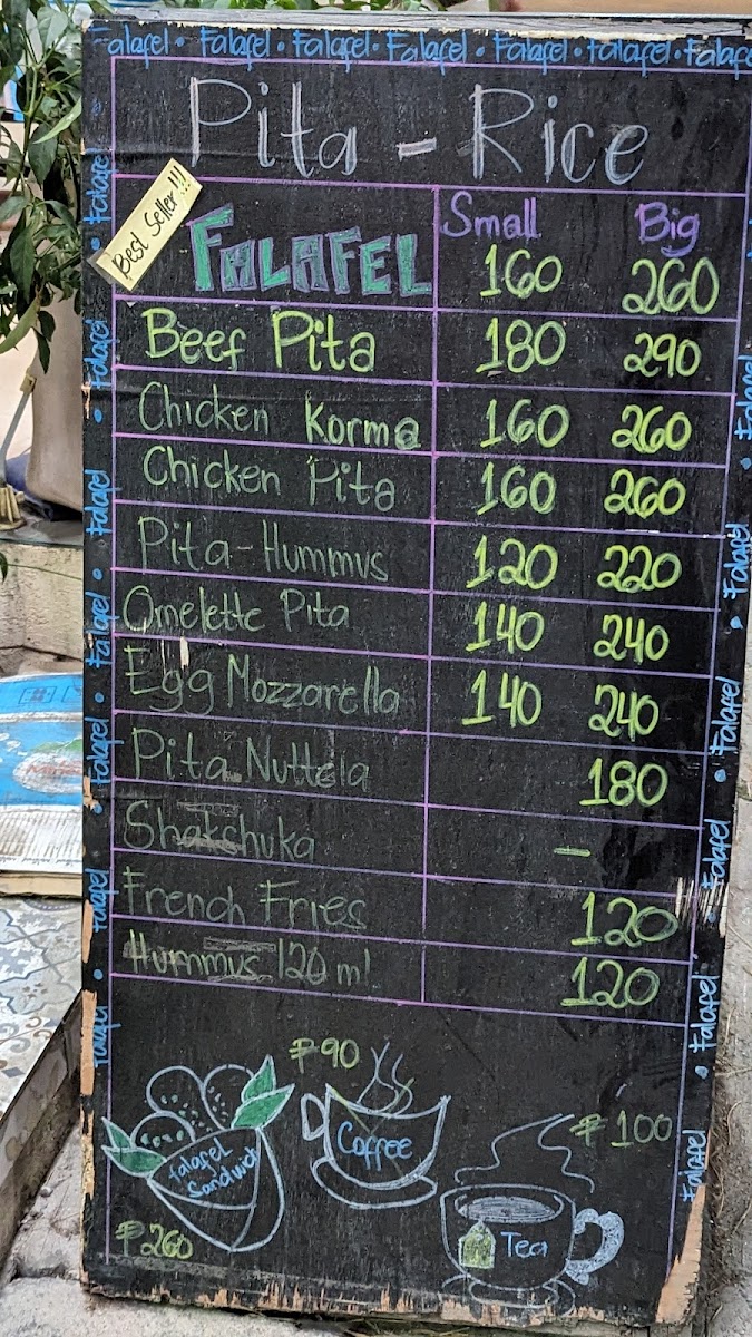Menu Falafel Boracay Food & Beverages-9