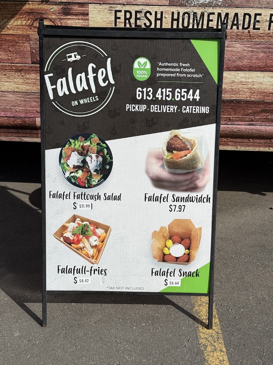 Menu Falafel On Wheels-1