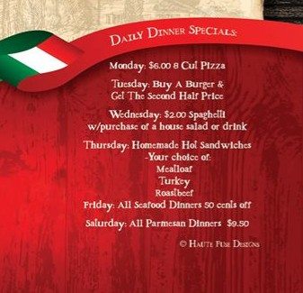 Menu Falbo’S Rainbow Inn-4