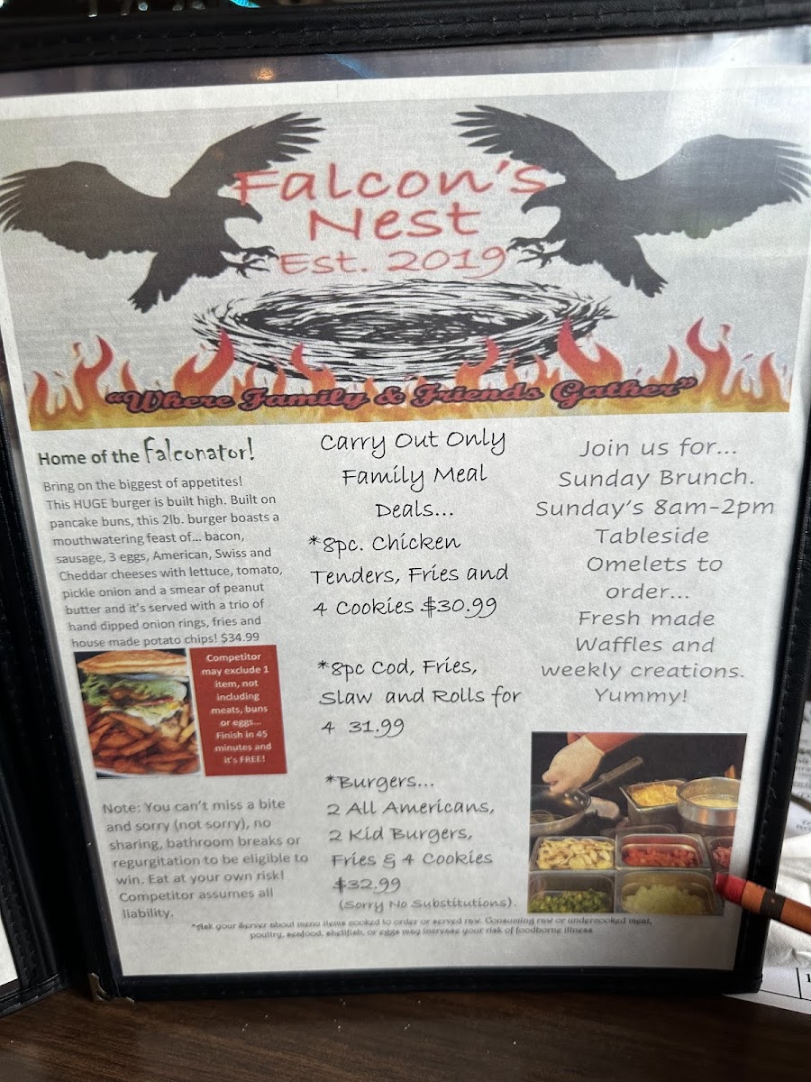 Menu Falcon’S Nest Family Dining-5