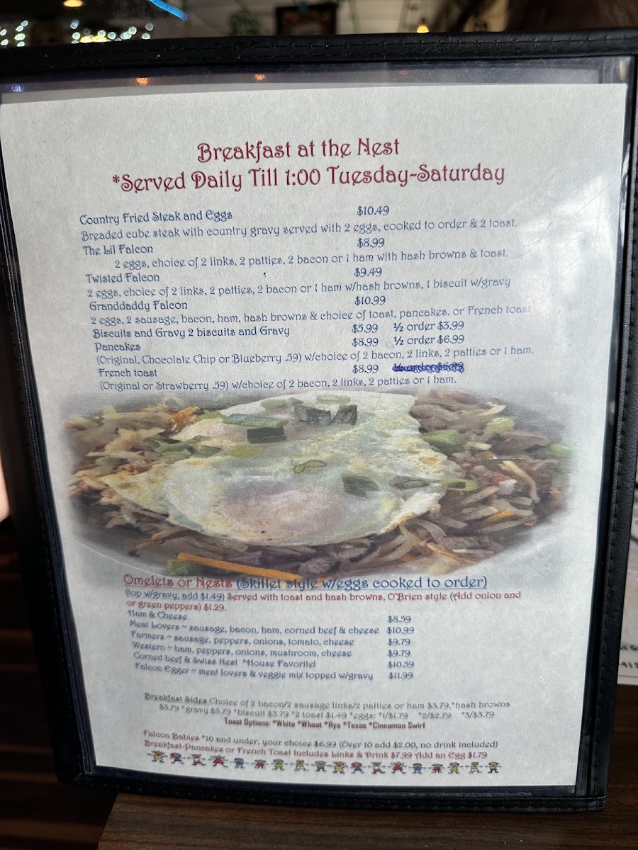 Menu Falcon’S Nest Family Dining-7
