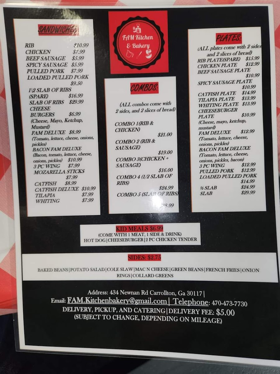 Menu Fam Kitchen & Bakery-1