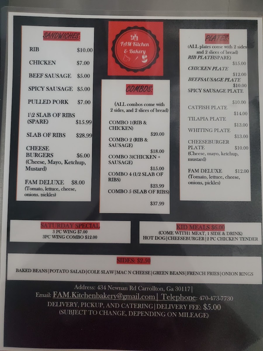 Menu Fam Kitchen & Bakery-2