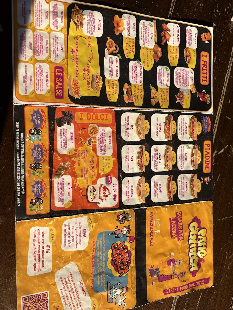 Menu Fame Chimica ® - Elba --2