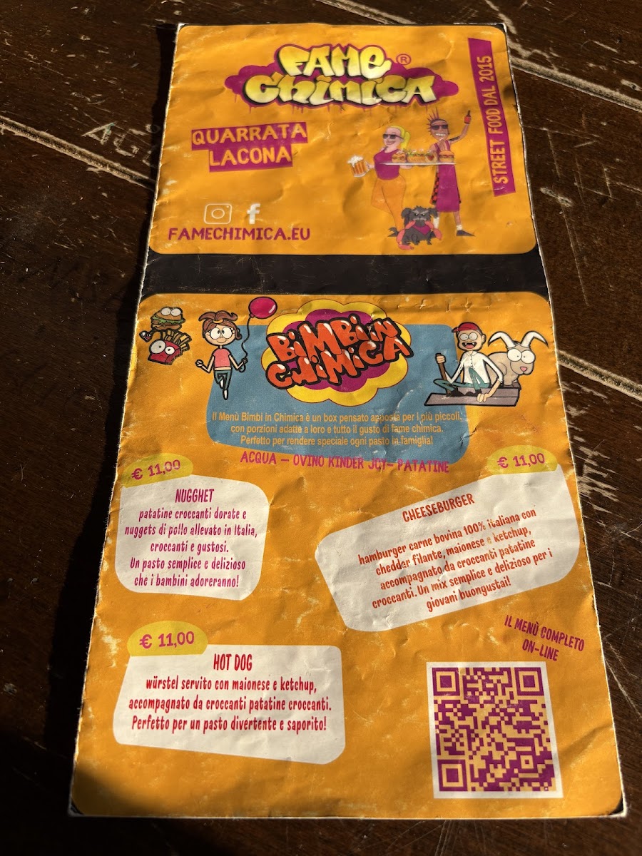 Menu Fame Chimica ® - Elba --3