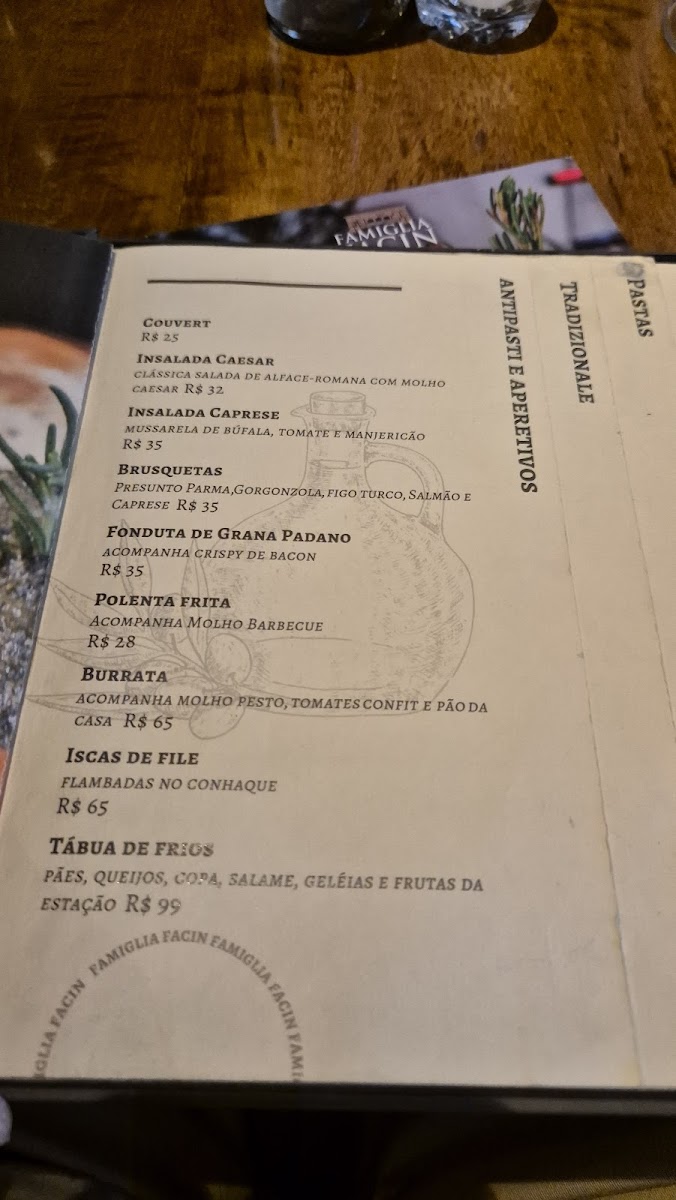 Menu Famiglia Facin Casa Florenca (Bela Vista)-10