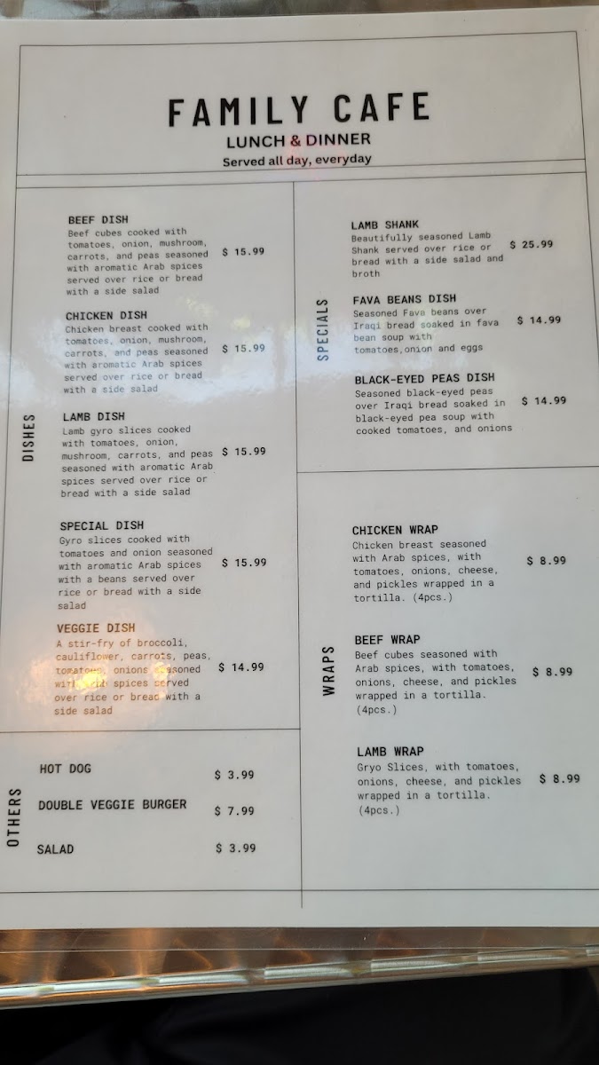 Menu Family Café-3