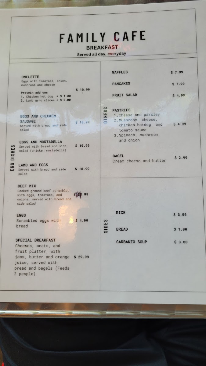 Menu Family Café-5