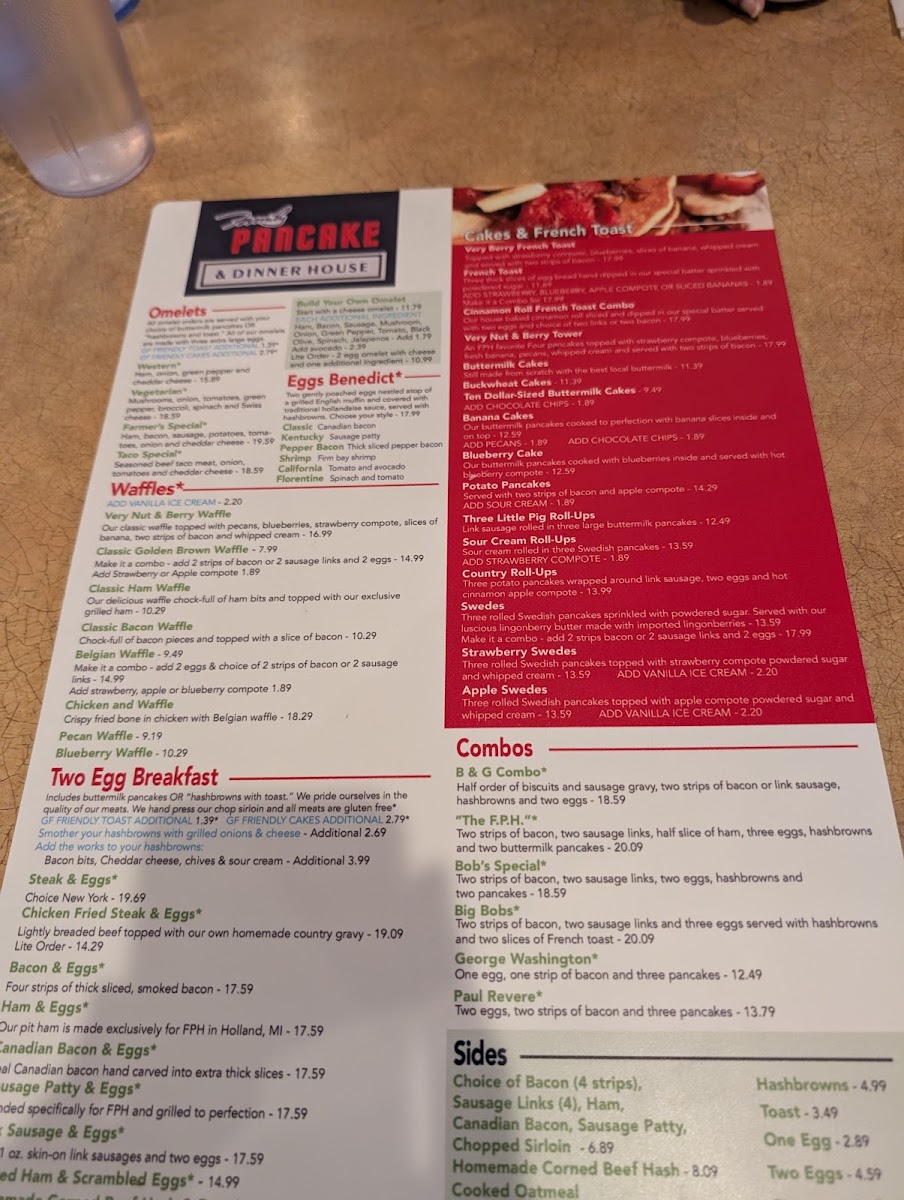 Menu Family Pancake House Redmond-5