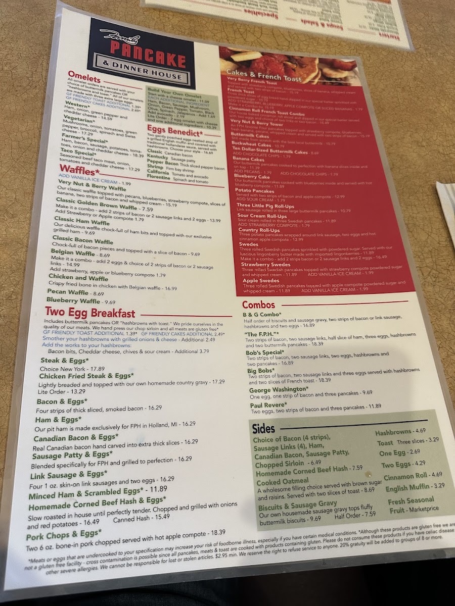 Menu Family Pancake House Redmond-6