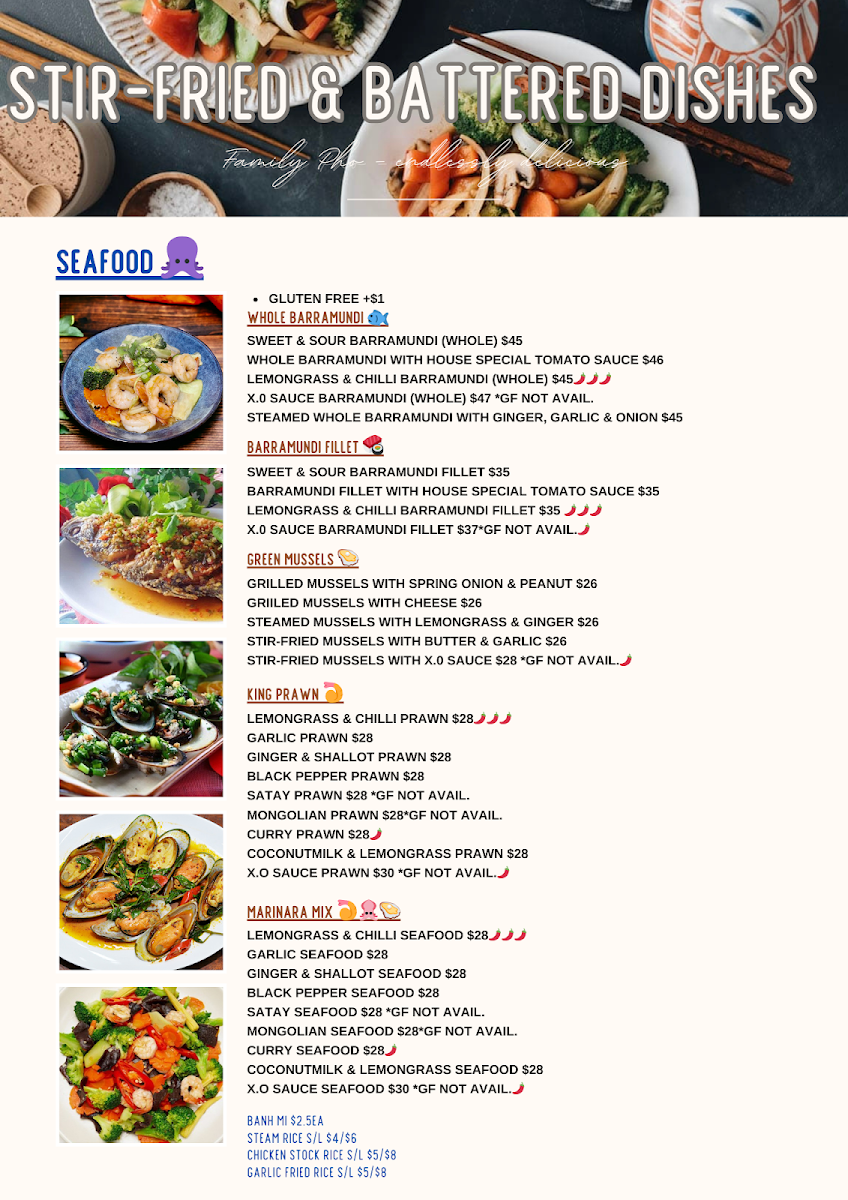 Menu Family Pho Geelong-4