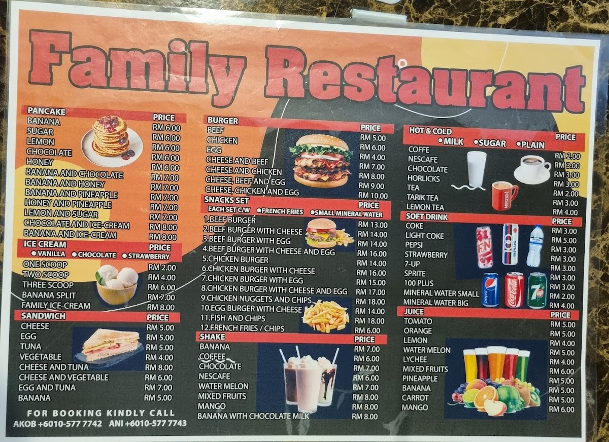 Menu Family Restaurant Taman Negara-3