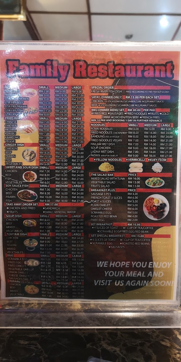 Menu Family Restaurant Taman Negara-6