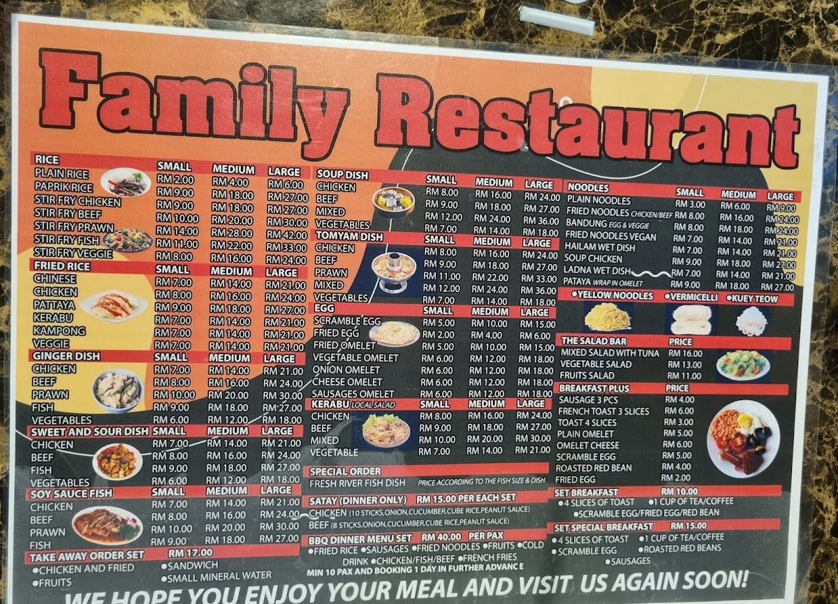 Menu Family Restaurant Taman Negara-7