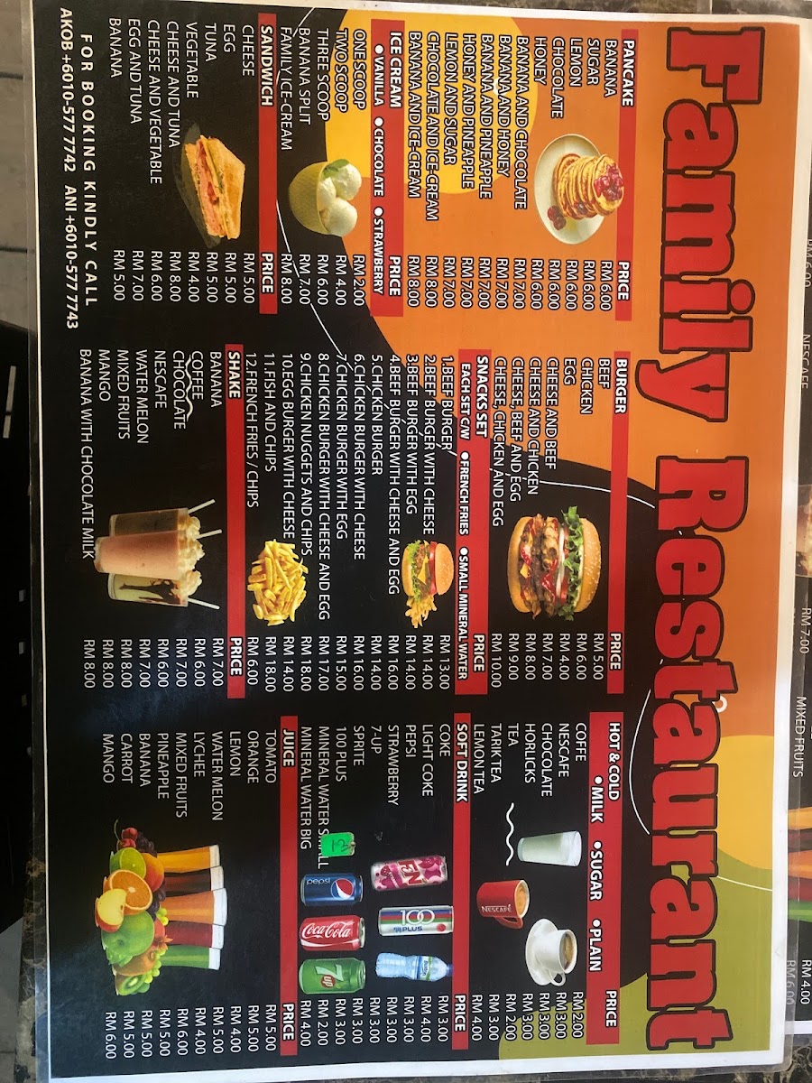 Menu Family Restaurant Taman Negara-8