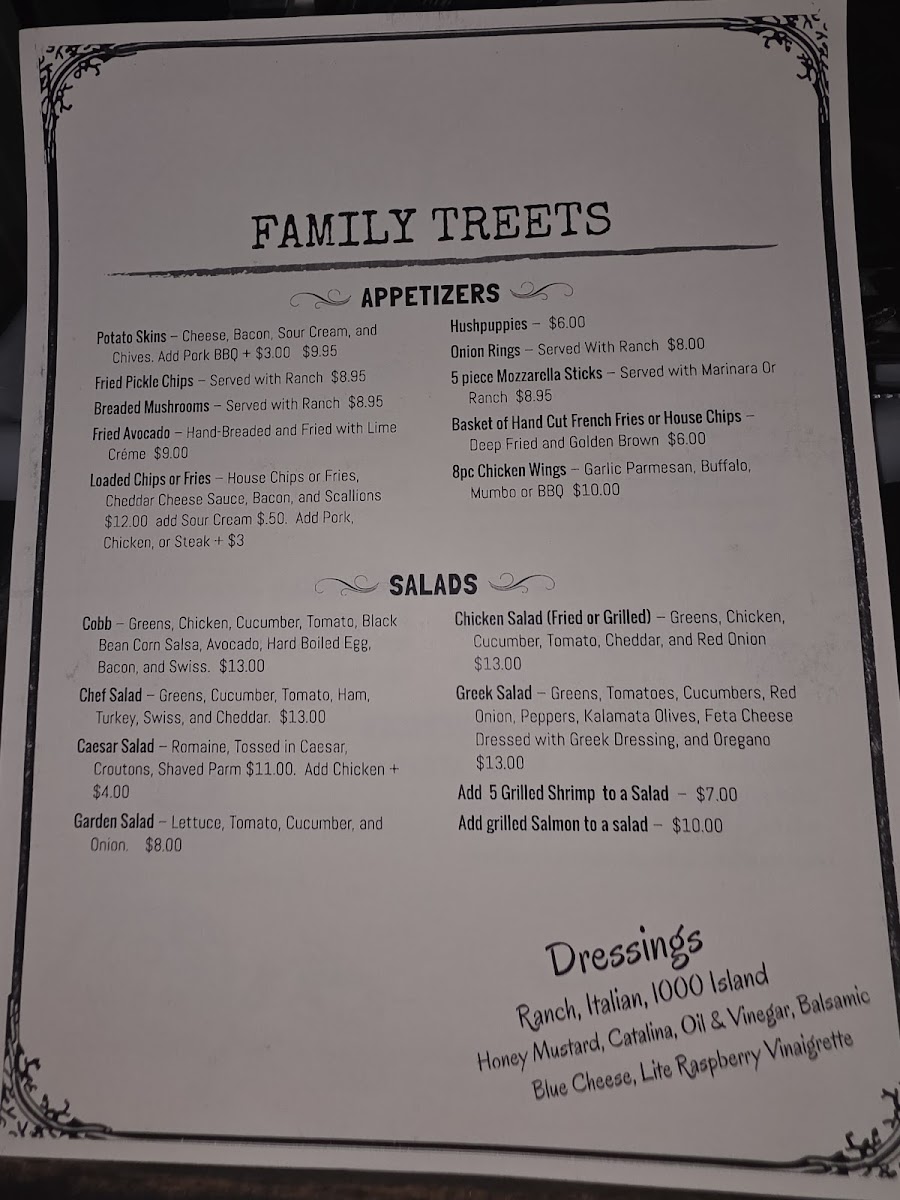 Menu Family Tree-Ts Restaurant And Catering-3