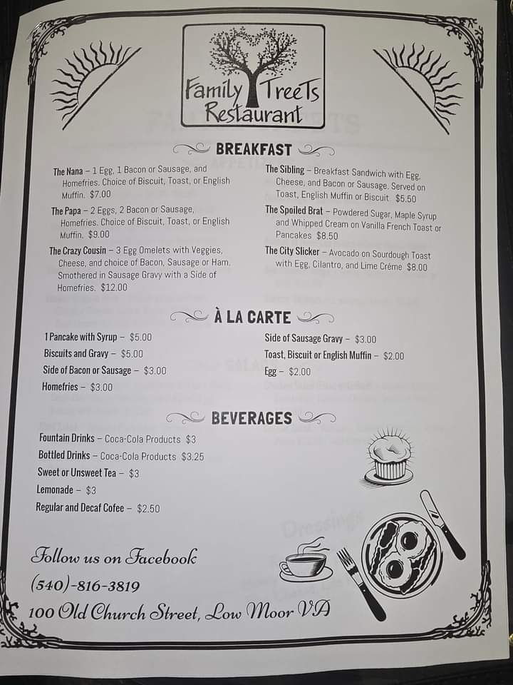 Menu Family Tree-Ts Restaurant And Catering-5