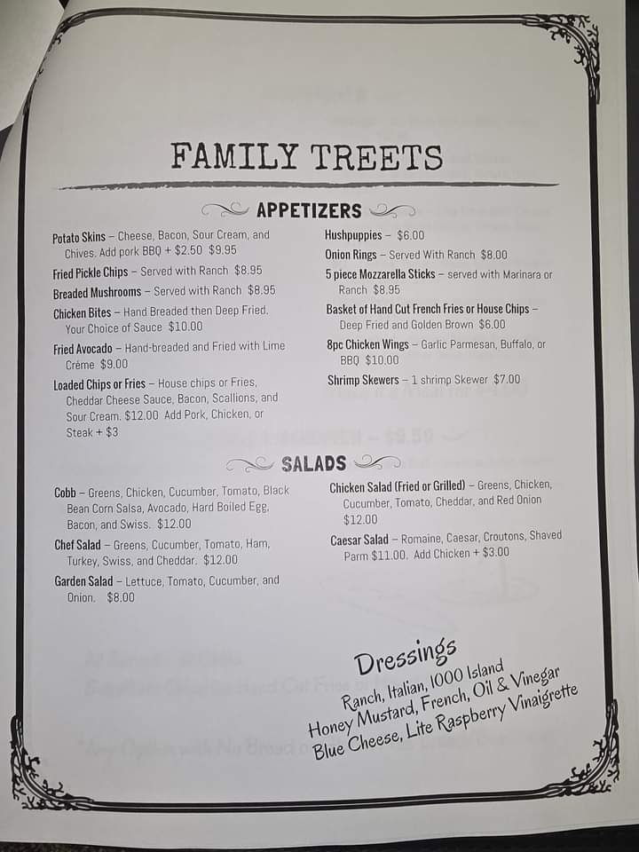 Menu Family Tree-Ts Restaurant And Catering-7