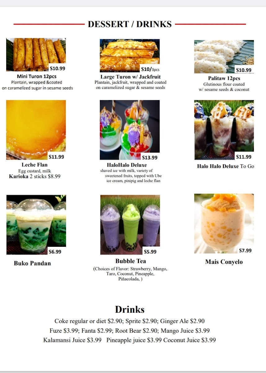 Menu Fan 'd' Flame Restaurant (Filipino Cuisine)-6