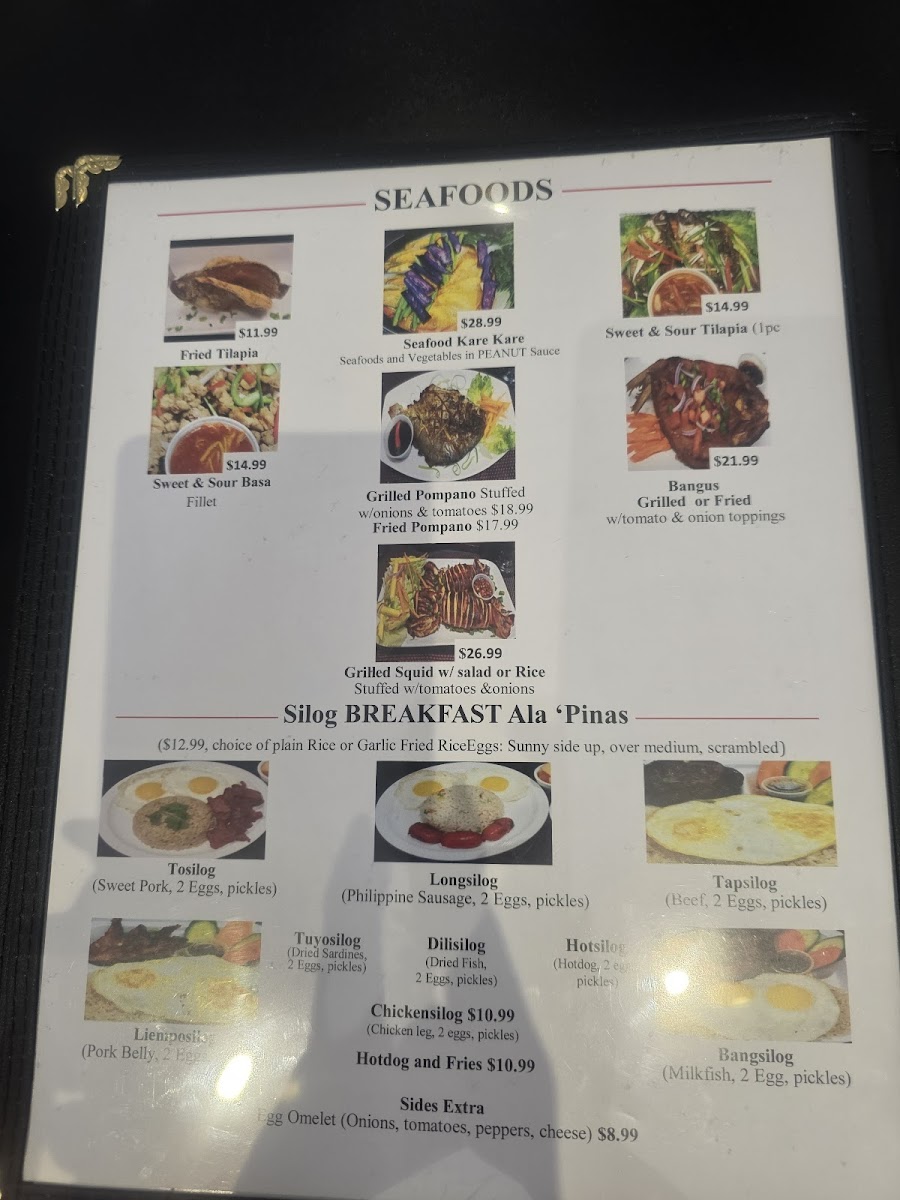 Menu Fan 'd' Flame Restaurant (Filipino Cuisine)-7
