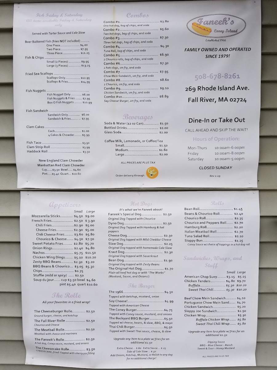 Menu Faneek's-3