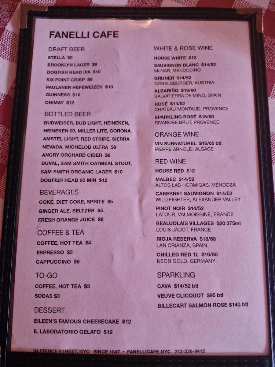 Menu Fanelli Café-2