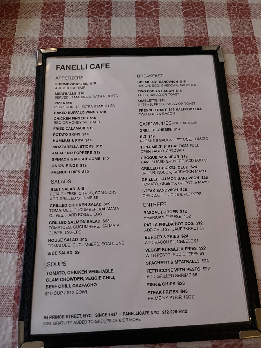Menu Fanelli Café-3