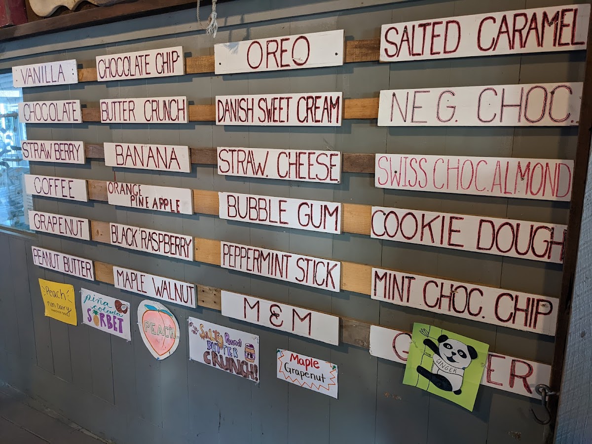 Menu Farfar's Danish Ice Cream Shop-4