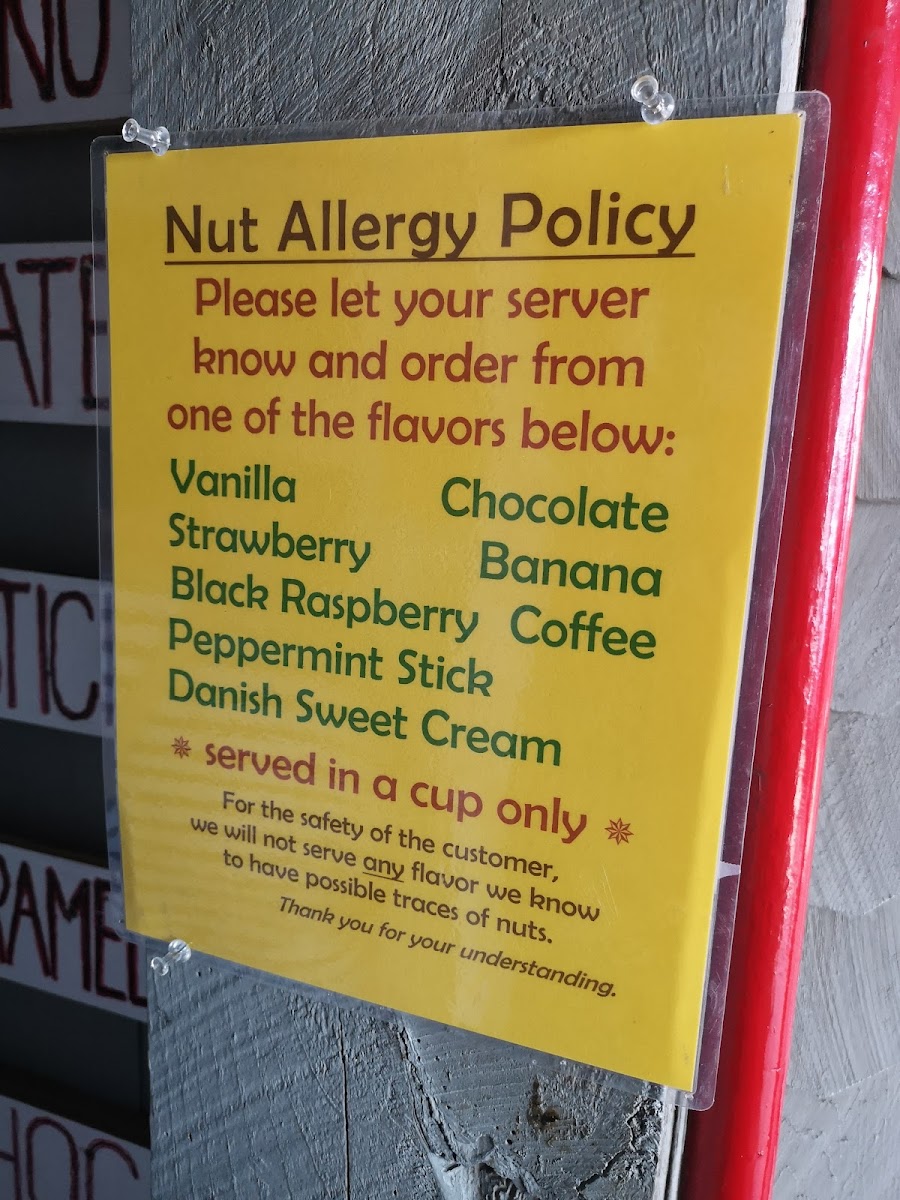 Menu Farfar's Danish Ice Cream Shop-5