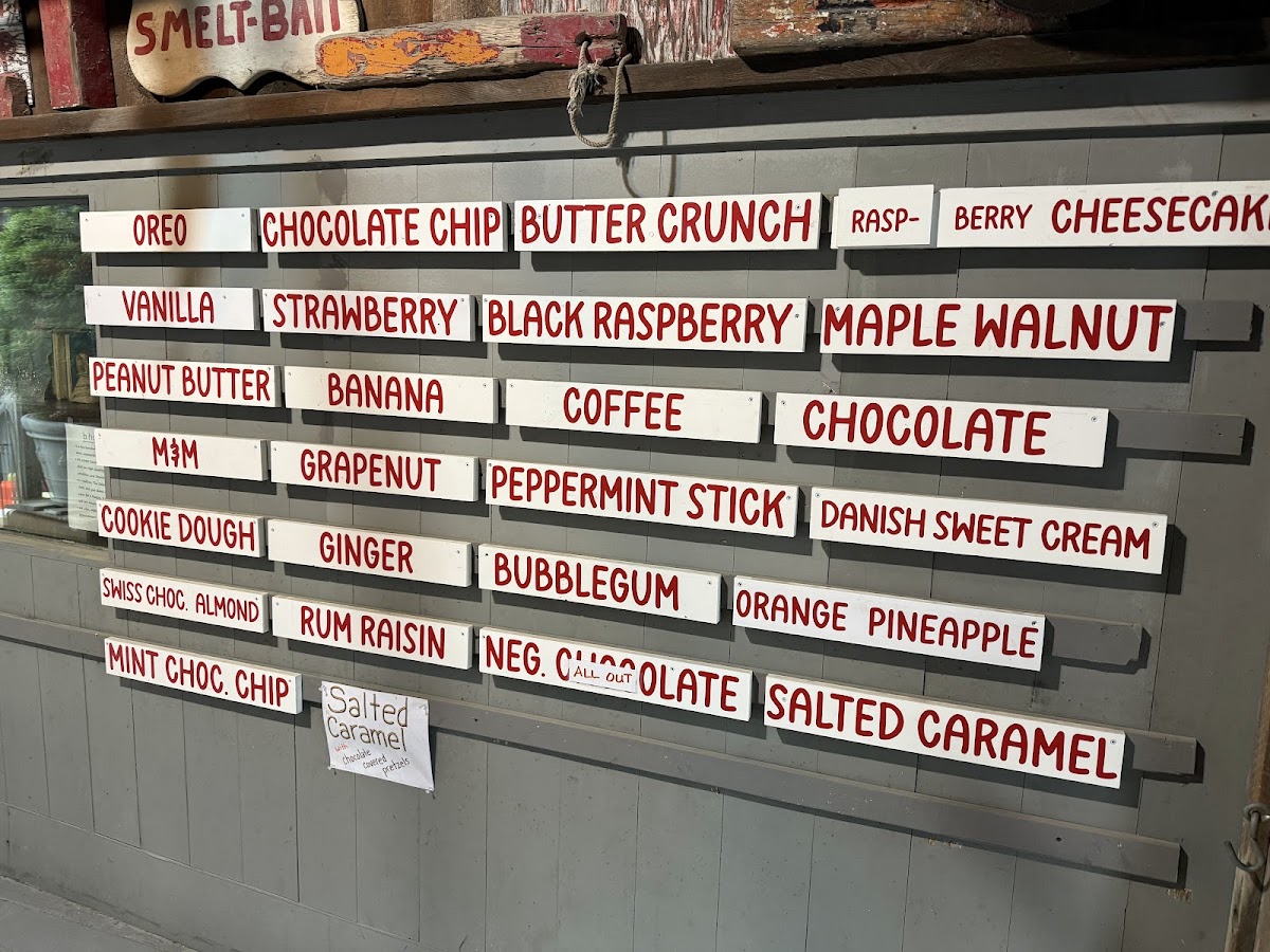 Menu Farfar's Danish Ice Cream Shop-7