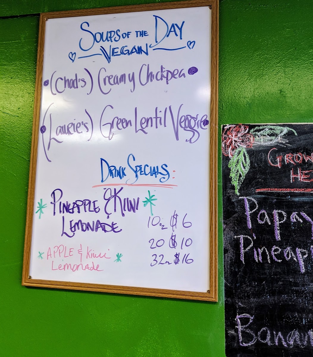 Menu Farmacy Health Bar Wailuku-4