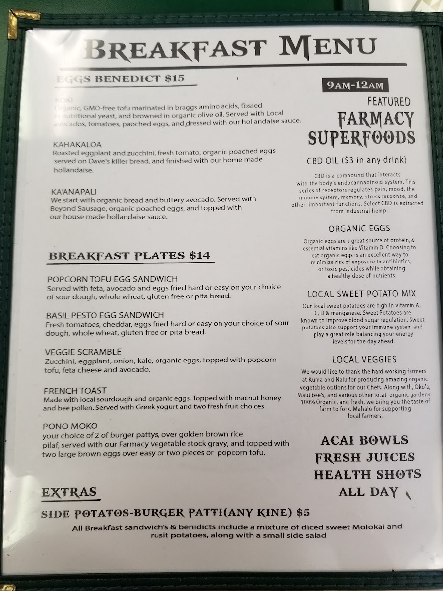 Menu Farmacy Health Bar Wailuku-6