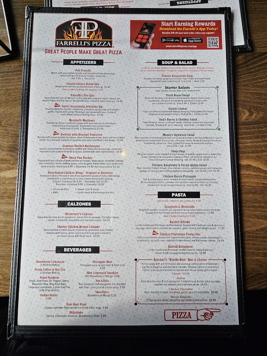 Menu Farrelli's Pizza-2