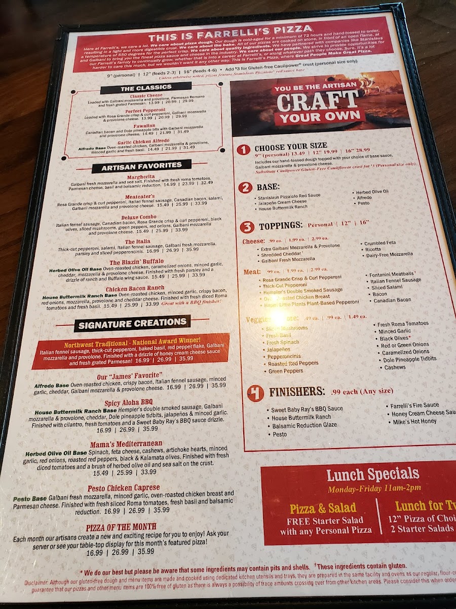 Menu Farrelli's Pizza-3