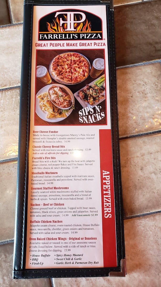 Menu Farrelli's Pizza-8