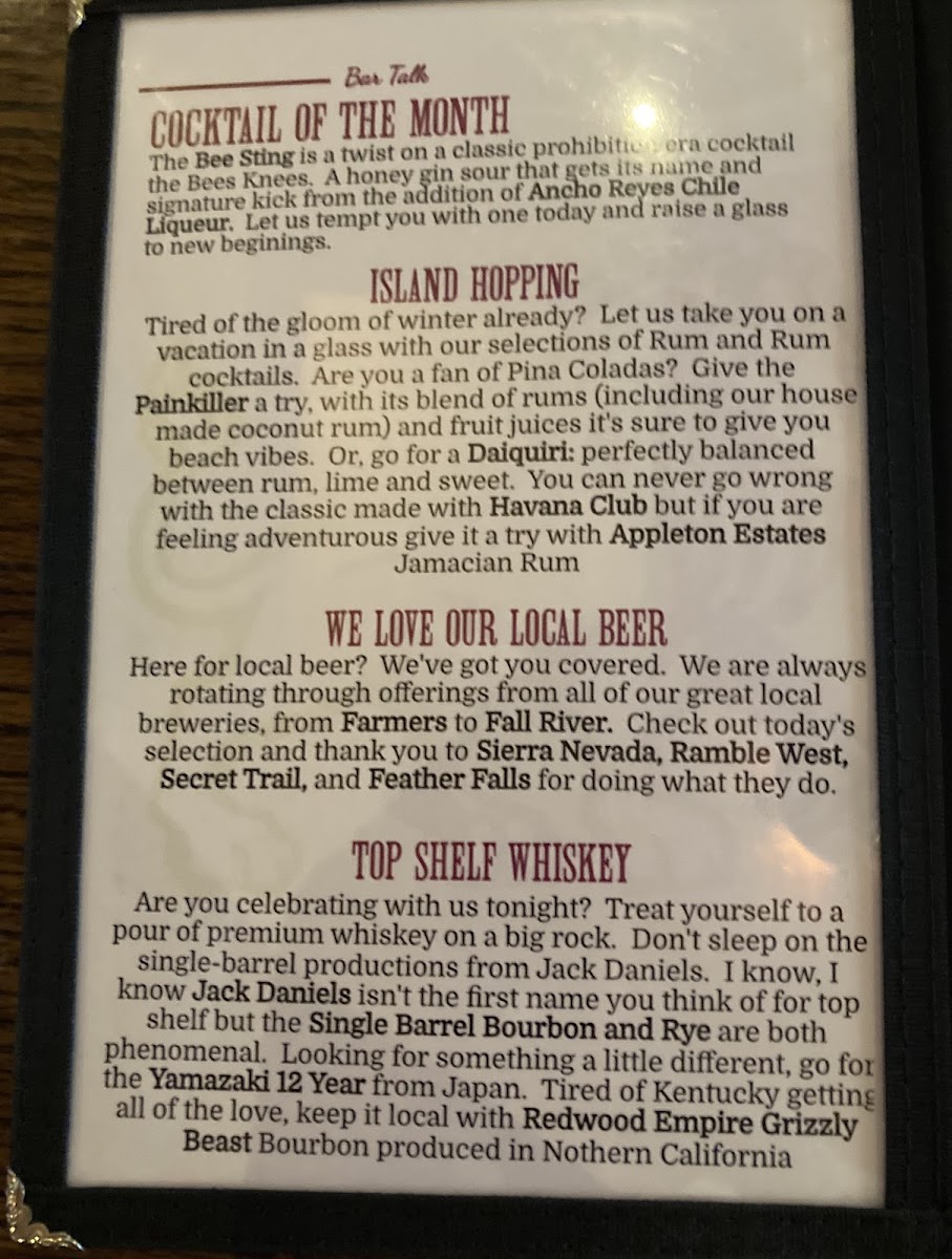Menu Farwood Bar & Grill-1