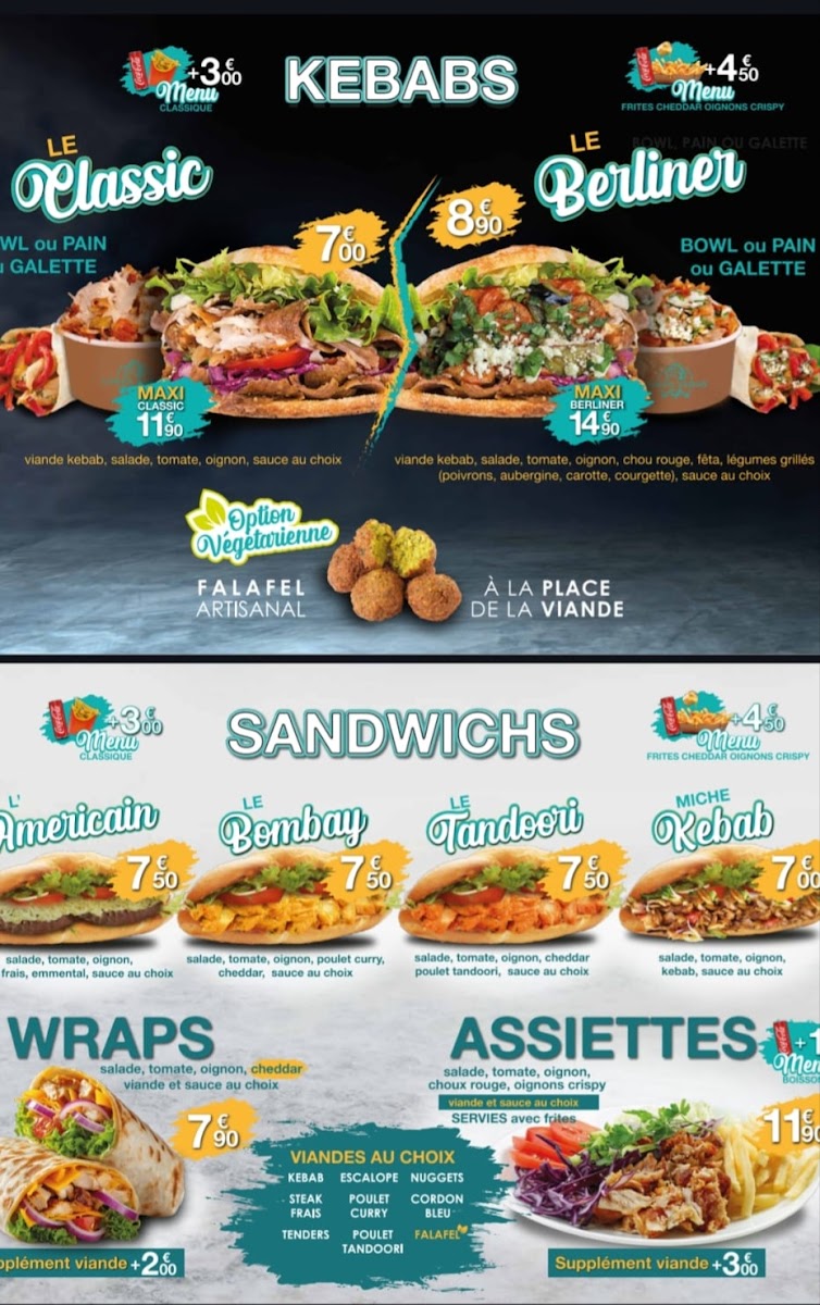 Menu Fast-Food L'oasis Sandwich-1