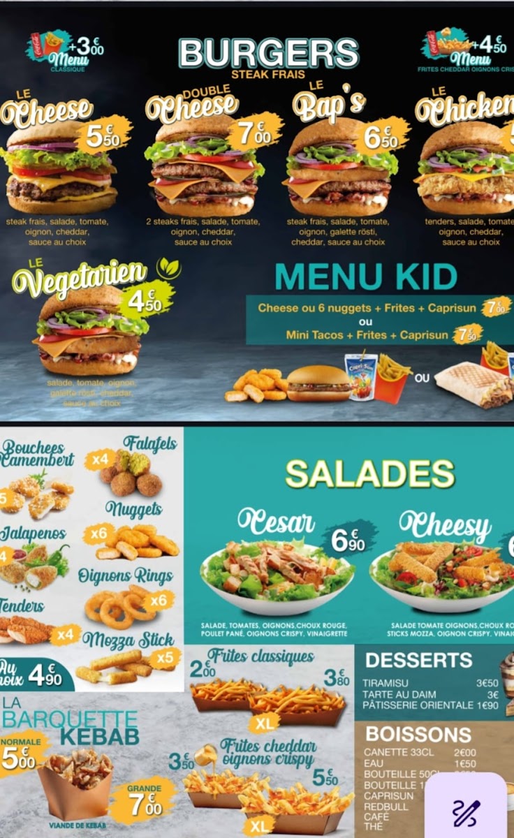 Menu Fast-Food L'oasis Sandwich-2