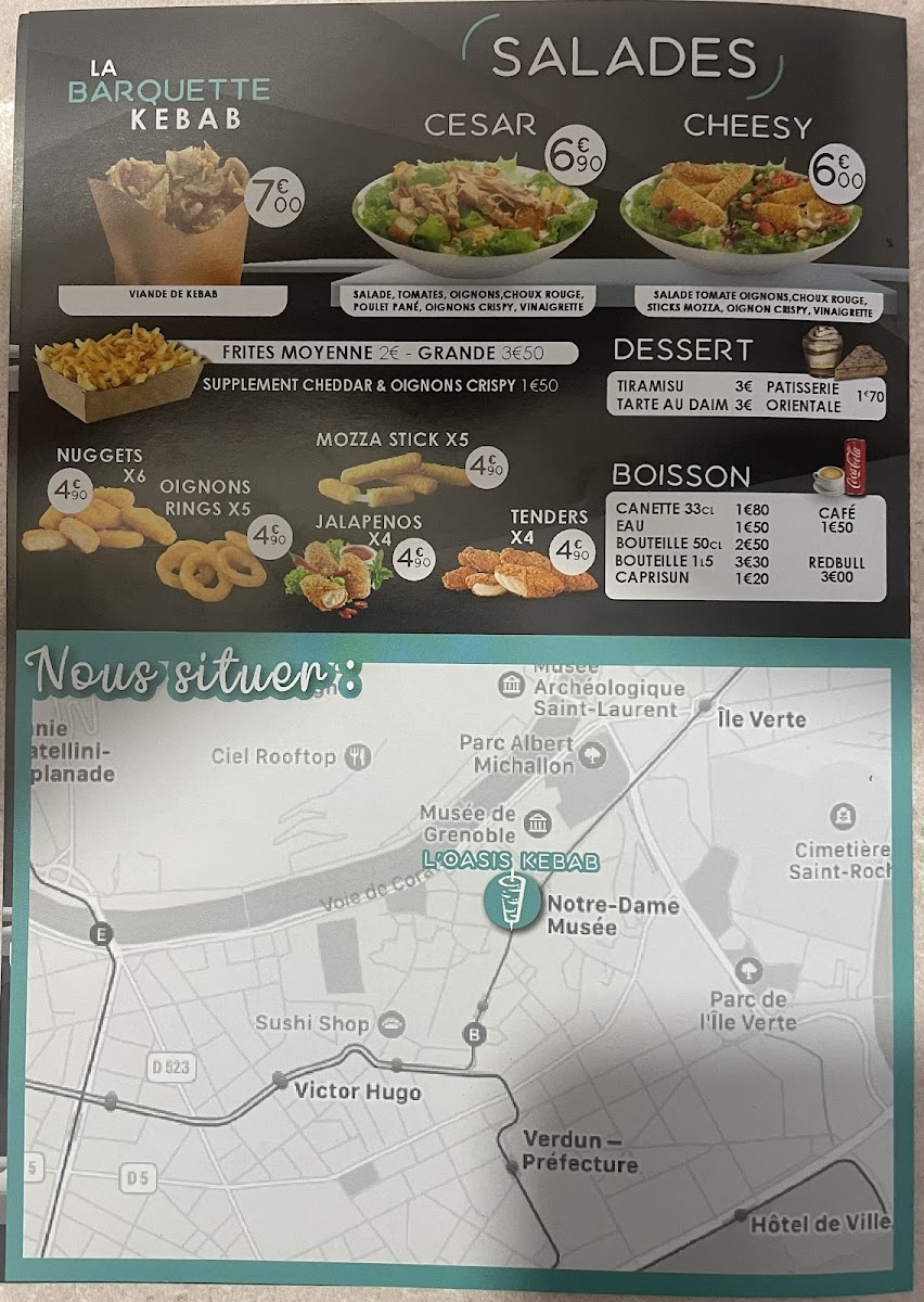 Menu Fast-Food L'oasis Sandwich-4