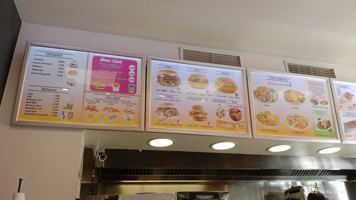 Menu Fast-Food L'oasis Sandwich-8