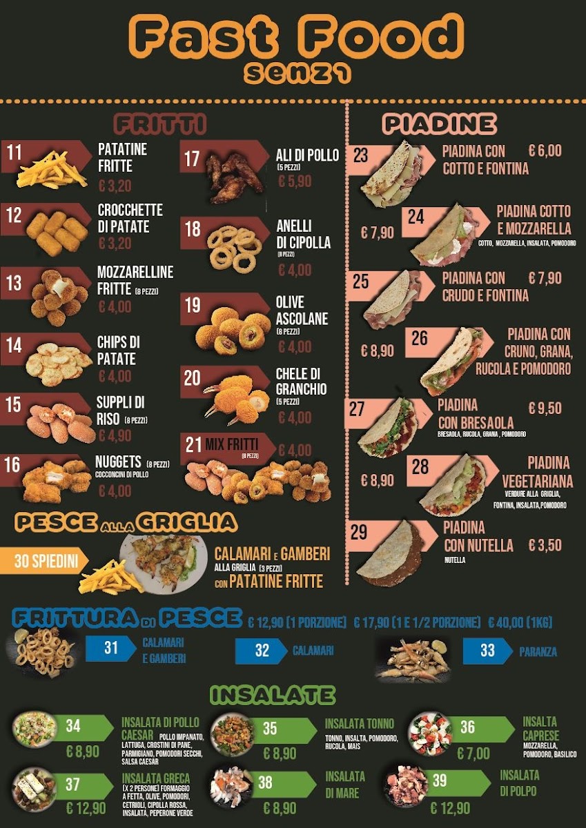 Menu Fast Food Senz1-1