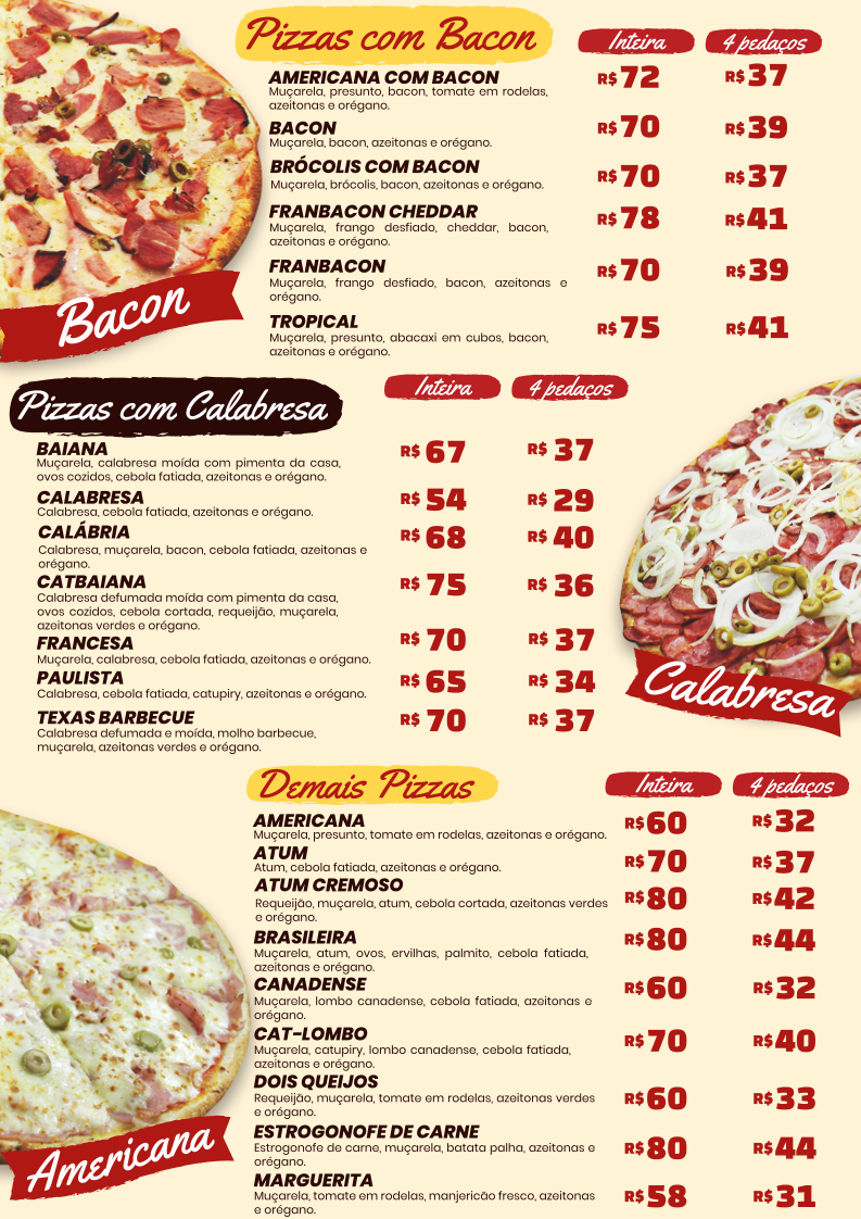 Menu Fast Telepizza Sul-3