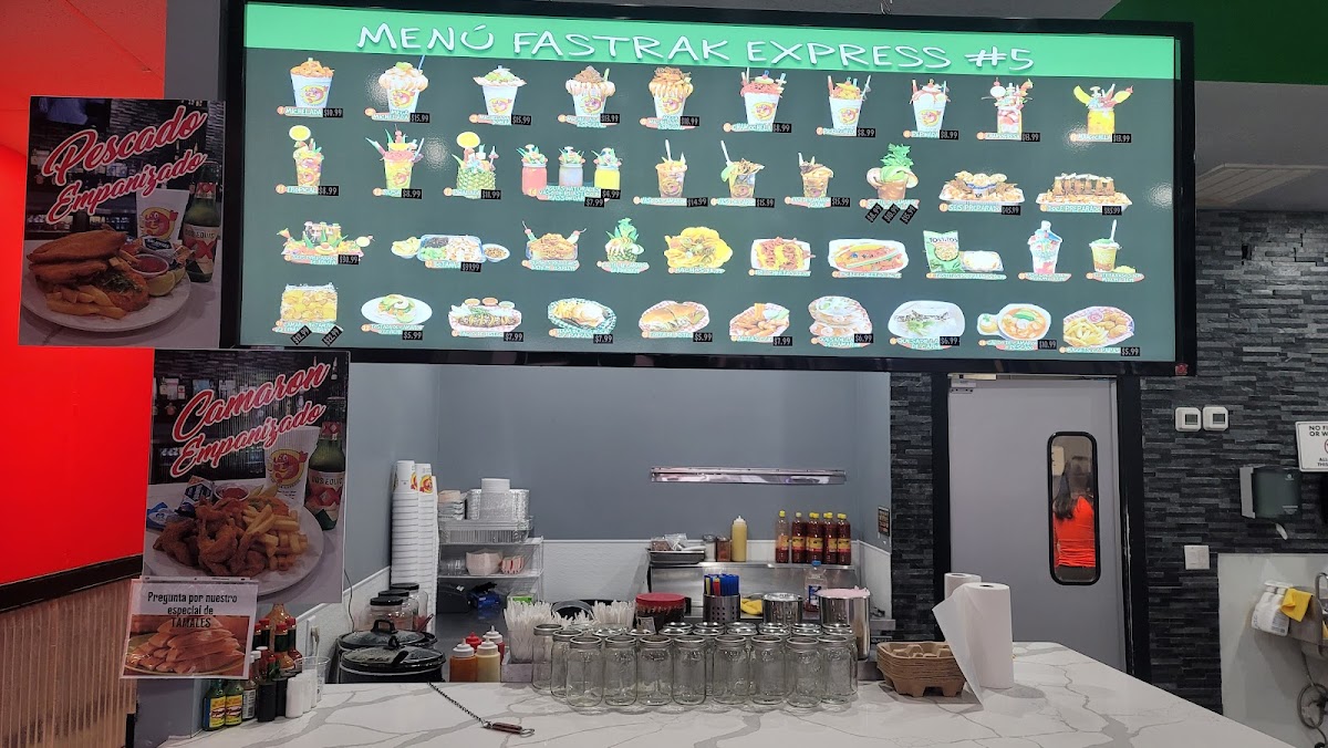 Menu Fastrak Express #5-4