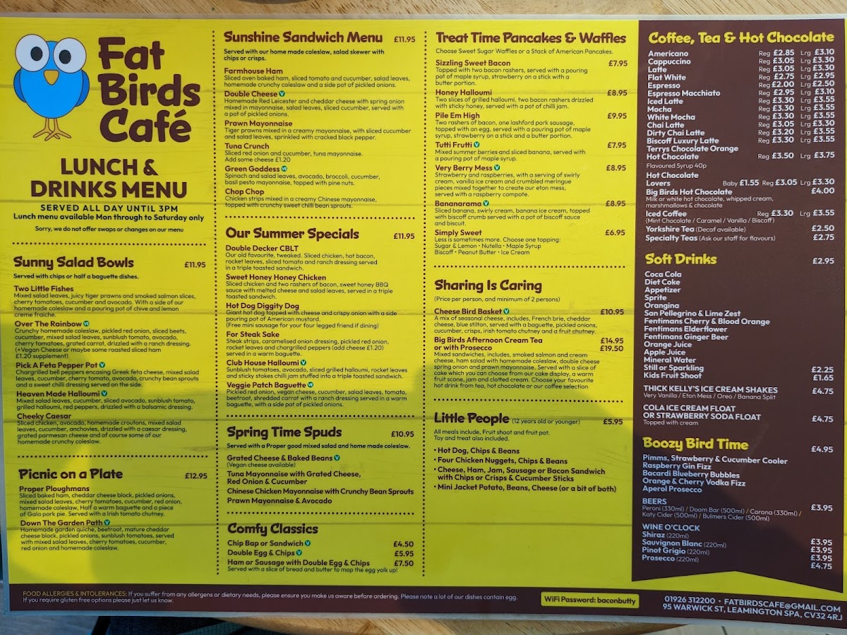 Menu Fat Birds Cafe-5