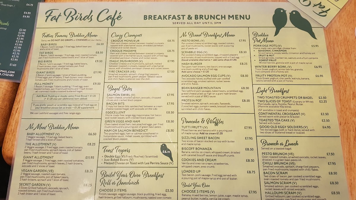 Menu Fat Birds Cafe-8
