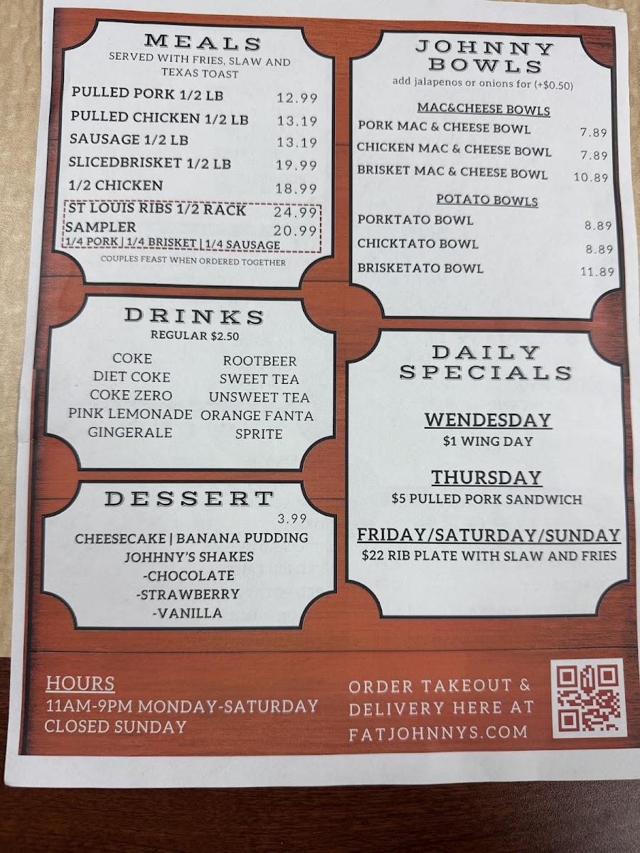 Menu Fat Johnnys-2