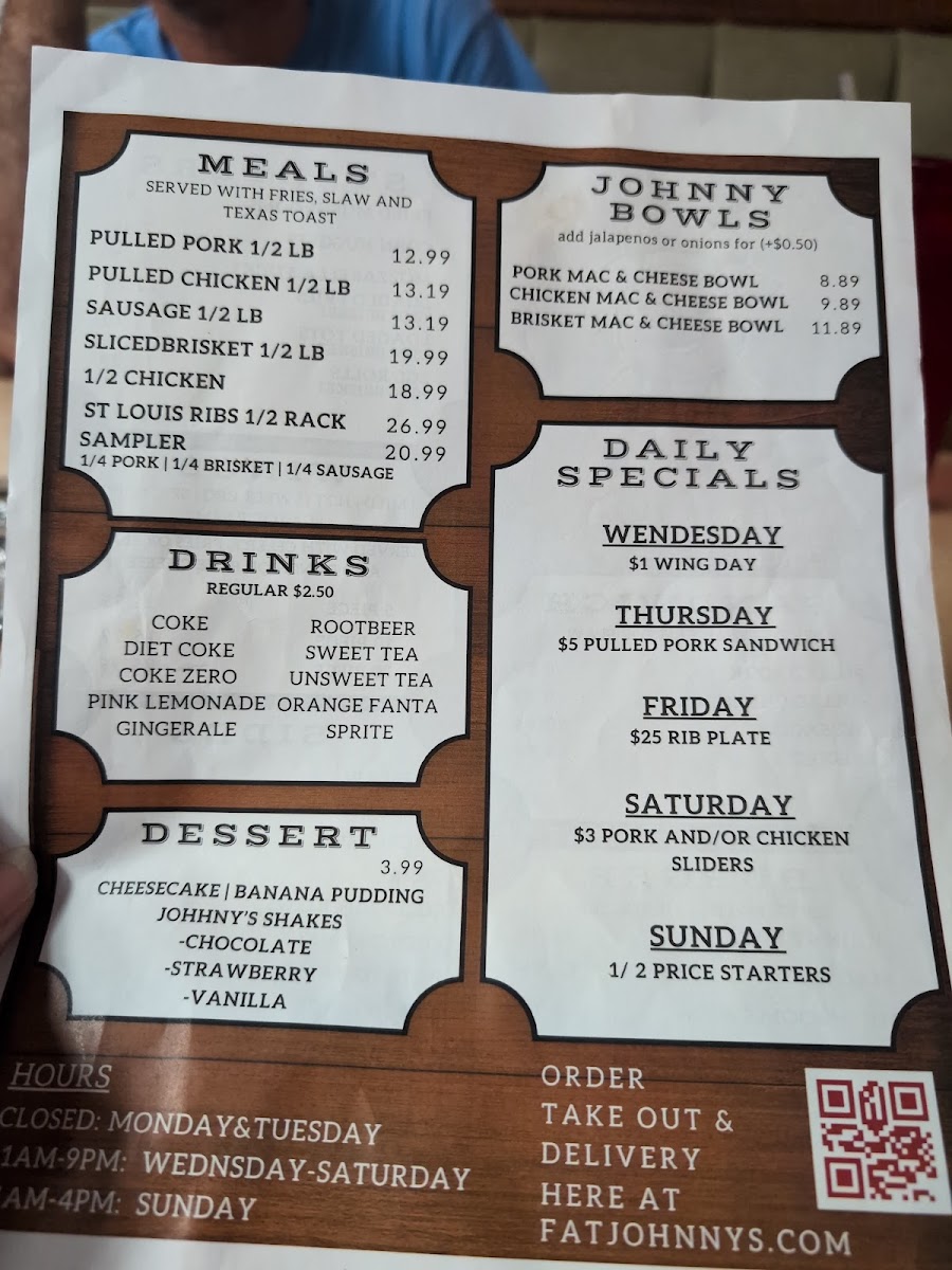 Menu Fat Johnnys-8