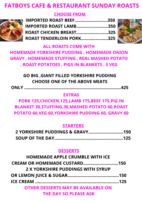 Menu Fatboys Cafe & Restaurant-2