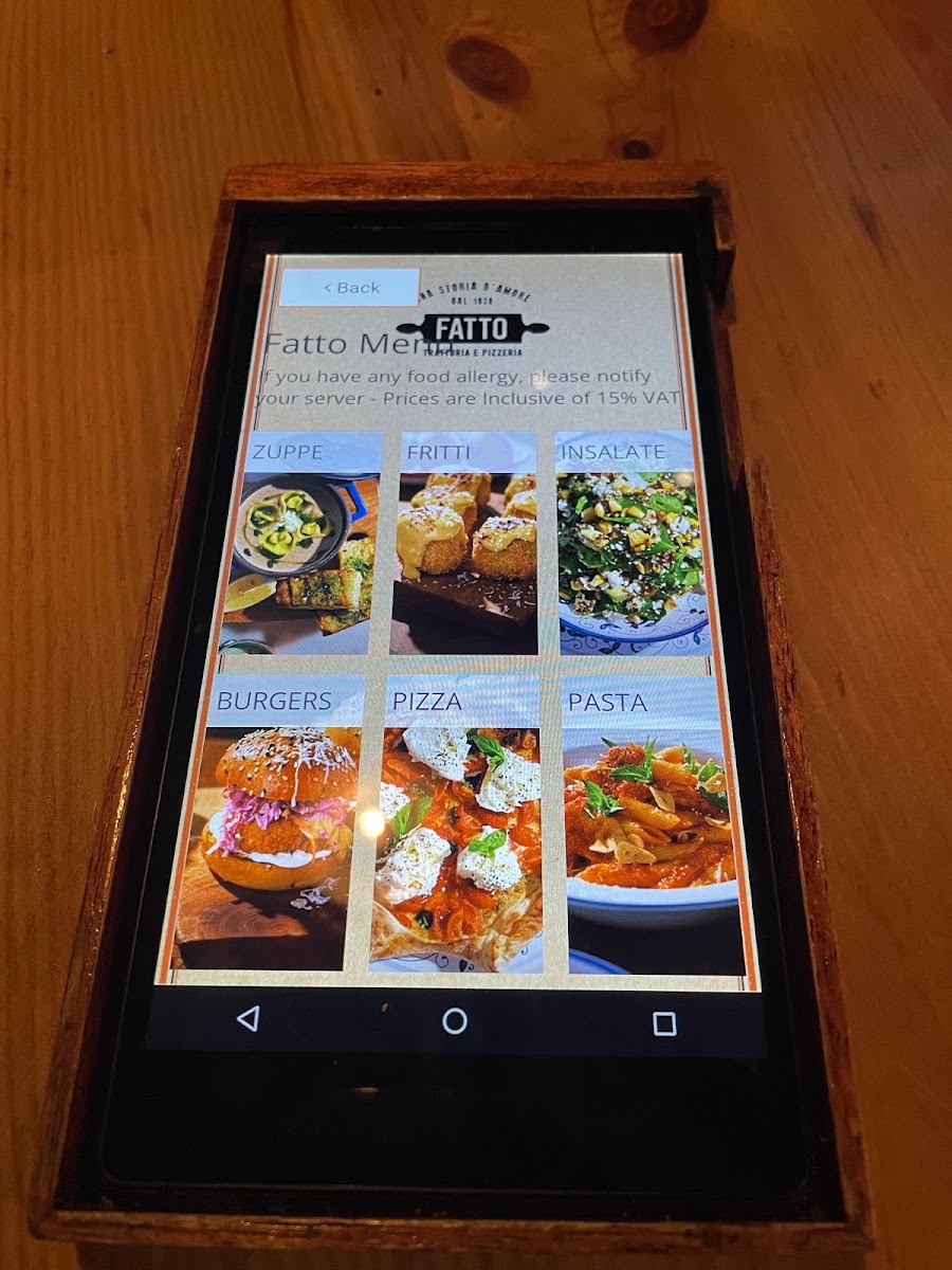 Menu Fatto-8